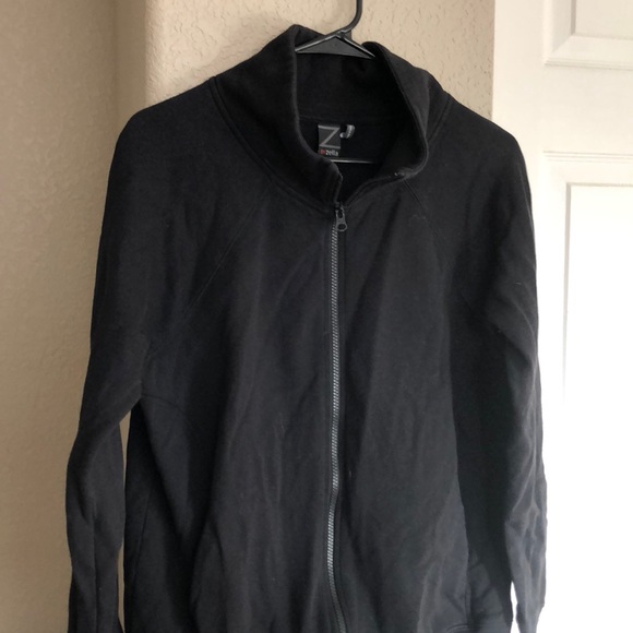 Zella black zip up crew neck - Picture 2 of 6